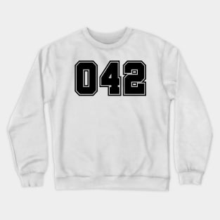 numbered design 042 Crewneck Sweatshirt